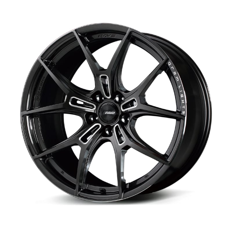 Gram Lights — Gram Lights 57FXZ 19x8.5 +32 5x112 Super Dark Gunmetal and Machining Rim Edge DC Wheel