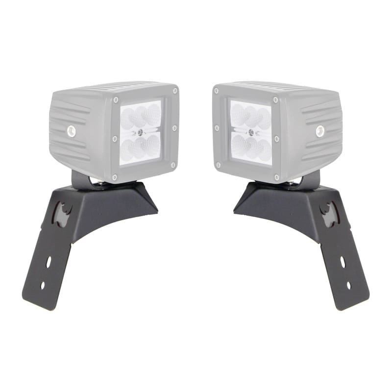 Go Rhino — Go Rhino 18-20 Jeep Wrangler JL/JLU/Gladiator JT Light Mount - 3in Cube
Hood Latch Pod