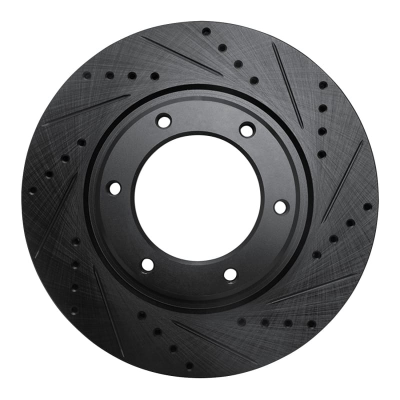 R1 Concepts — R1 93-97 Lexus LX450 Front Right Drilled & Slotted Black Brake Rotor
R1 Brake Rotor Drill