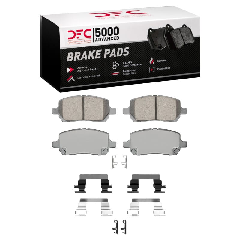 DFC — DFC 03-10 Chevrolet Cobalt Front 5000 Advanced Ceramic Brake Pads and Hardware Kit
DFC Brake Pad Set
