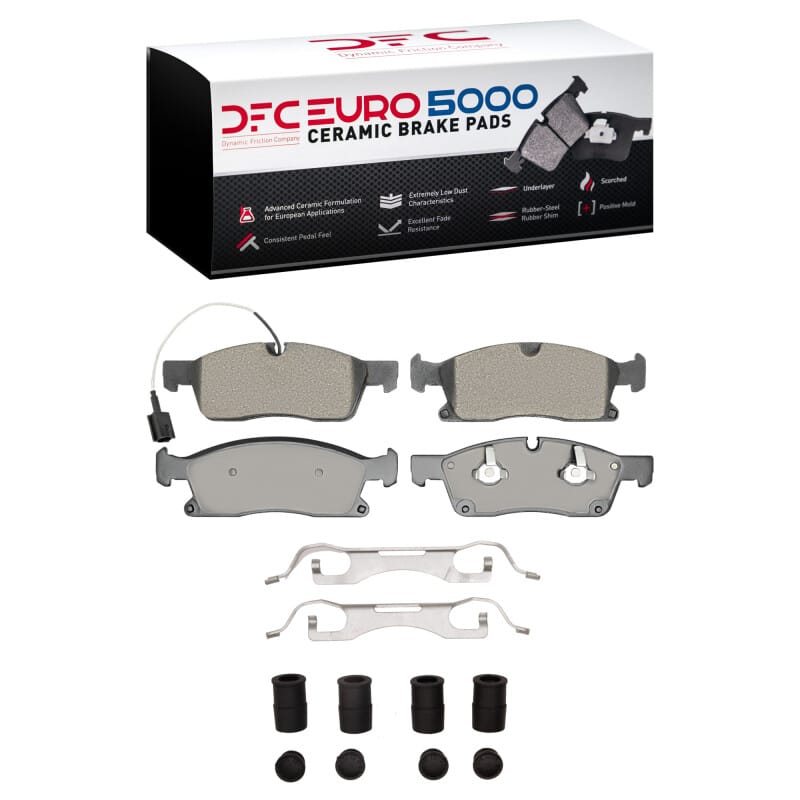 DFC — DFC 17-23 Maserati Levante Front Euro 5000 Ceramic Brake Pads and Hardware Kit
DFC EURO Pads + HW