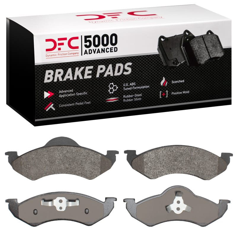 DFC — DFC 00-02 Dodge Dakota RWD Front 5000 Advanced Semi Metallic Brake Pads
DFC Brake Pad Set