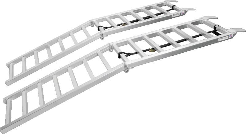 QuadBoss — UTV Folding Arched Pair Ramp, 18 in. x 88 in., 2,400 lbs. Capacity