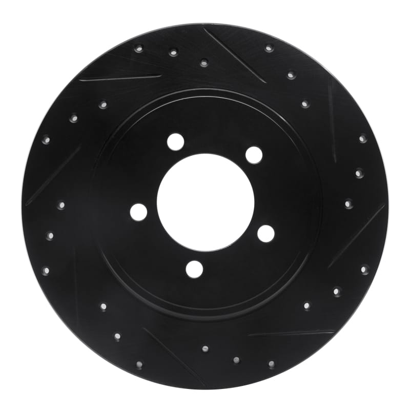 R1 Concepts — R1 03-05 Lincoln AVIATOR Rear Right Drilled & Slotted Black Brake Rotor
R1 Brake Rotor Drill