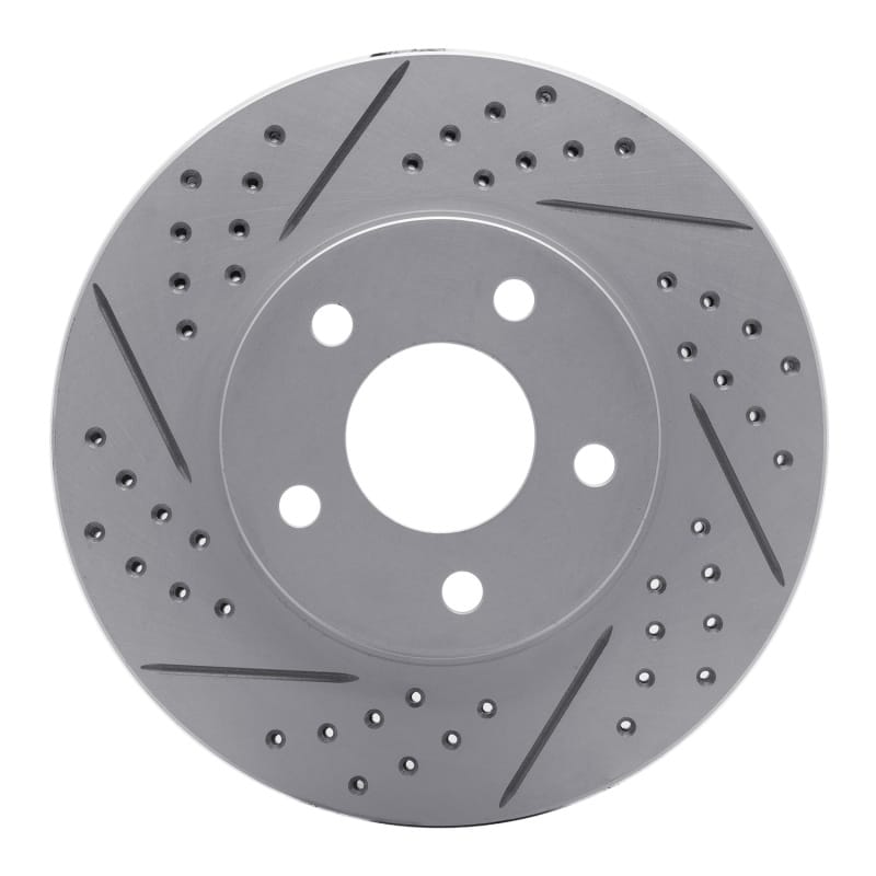 R1 Concepts — R1 06-11 Chevrolet Hhr Front Left Drilled & Slotted Geo-Carbon Rotor