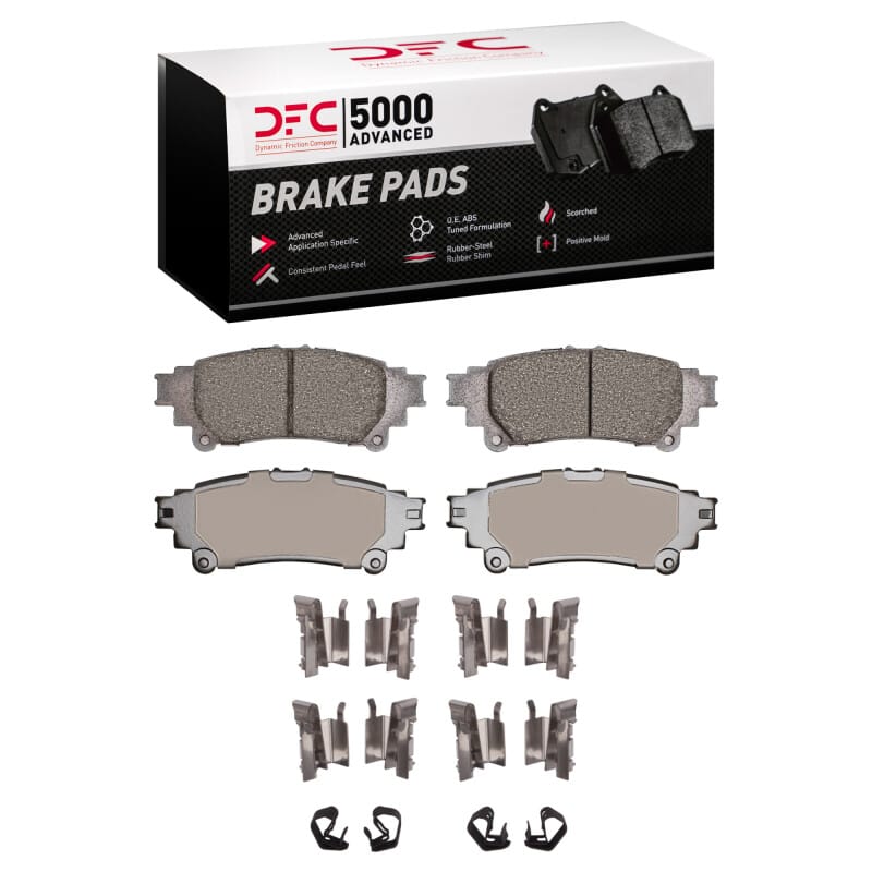 DFC — DFC 13-20 Lexus RC200T Rear 5000 Advanced Ceramic Brake Pads and Hardware Kit
DFC Brake Pad Set