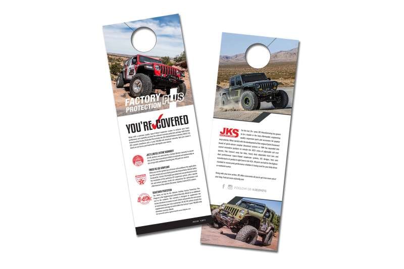 JKS Manufacturing — JKS Manufacturing Warranty Hangtags - 25pcs
JKS Hangtags