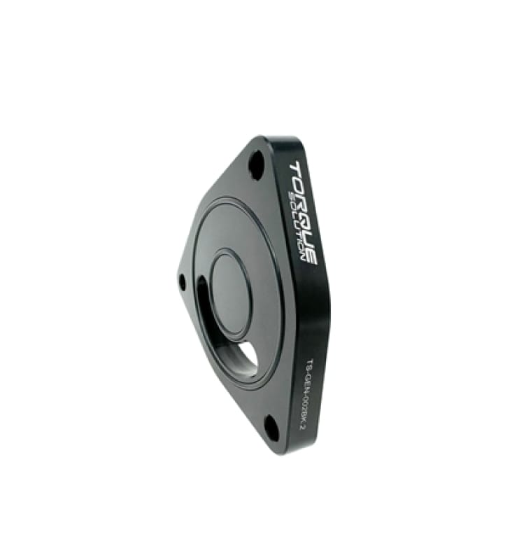 Torque Solution — Torque Solution V2 Blow Off BOV Sound Plate (Black): Multiple Applications