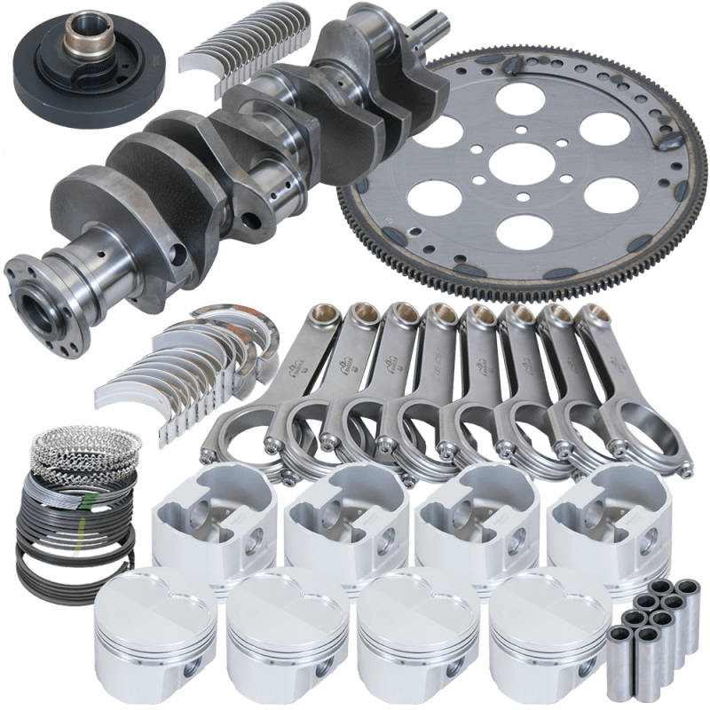 Eagle — Eagle Oldsmobile 455 4.250in Crank 6.735in H-Beam -5cc Flat Top 4.185in Pistons Balanced Assembly
Bal Str & Strip Assy