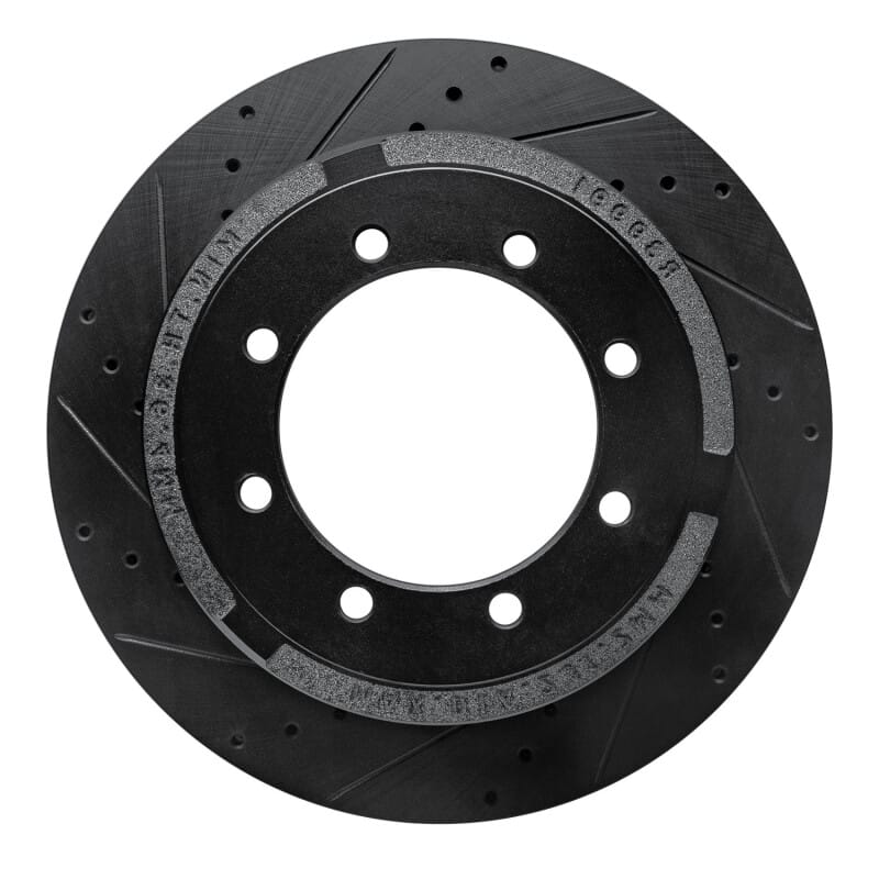 R1 Concepts — R1 11-22 Ford F-350 Super Duty 2WD Rear Left Drilled & Slotted Black Brake Rotor
R1 Brake Rotor Drill