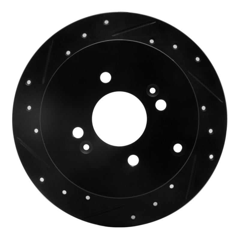 R1 Concepts — R1 06-12 Dodge Attitude (Mexico) Rear Left Drilled & Slotted Black Brake Rotor
R1 Brake Rotor Drill
