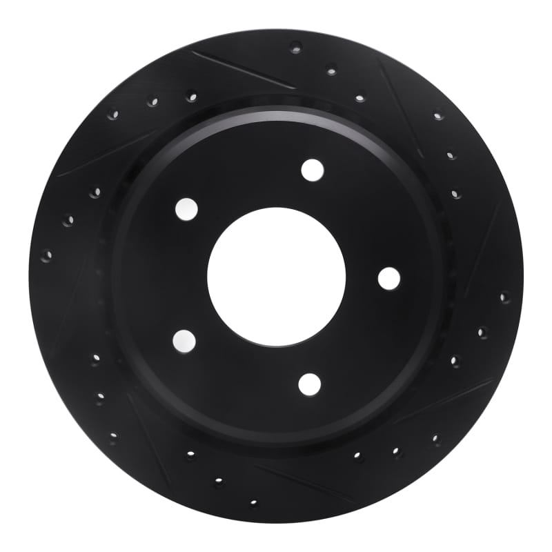 R1 Concepts — R1 94-96 Chevrolet Impala Rear Right Drilled & Slotted Black Brake Rotor
R1 Brake Rotor Drill
