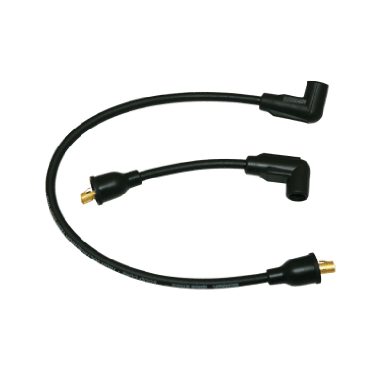 Moroso — Moroso 65-78 Harley-Davidson FL/FX Solid Stainless Core Wire Set - Black