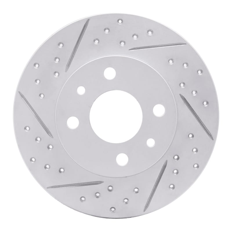 R1 Concepts — R1 09-19 Dodge Vision (Mexico) Front Left Drilled & Slotted Geo-Carbon Rotor