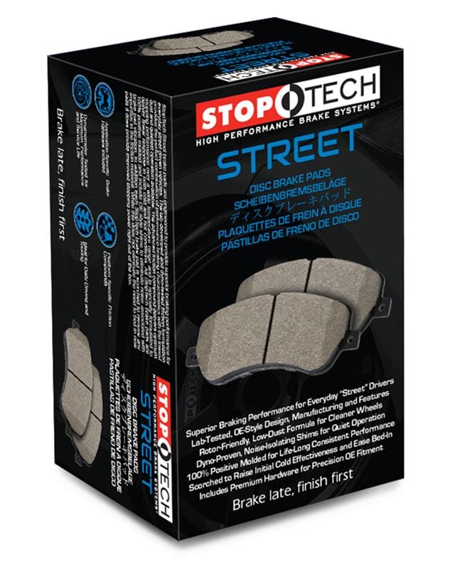 Stoptech — StopTech Street Brake Pads with Shims and Hardware