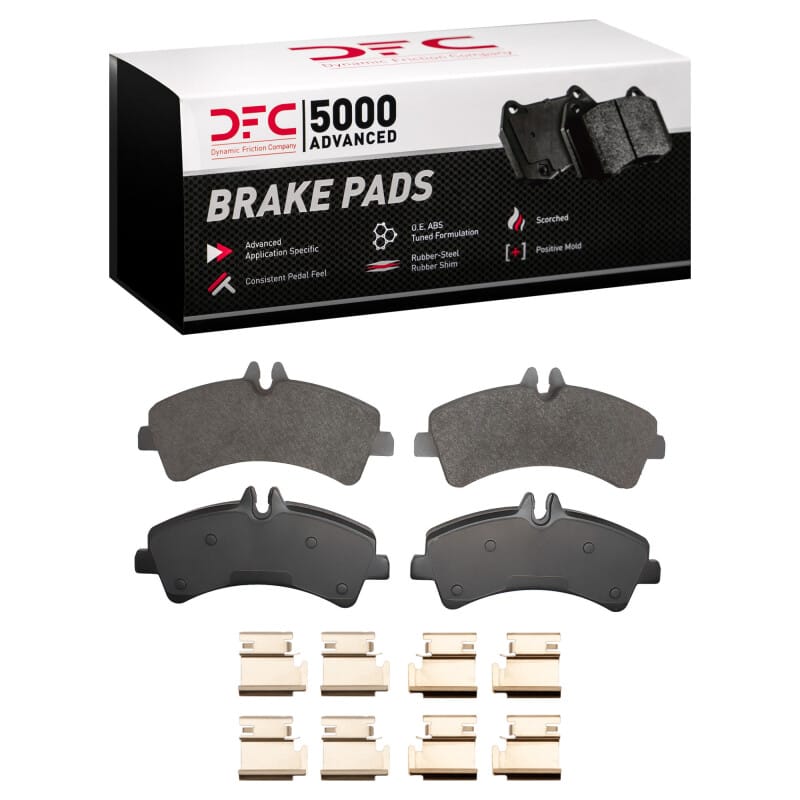 DFC — DFC 06-18 Dodge Sprinter 3500 Rear 5000 Advanced Semi Metallic Brake Pads and Hardware Kit
DFC Brake Pad Set