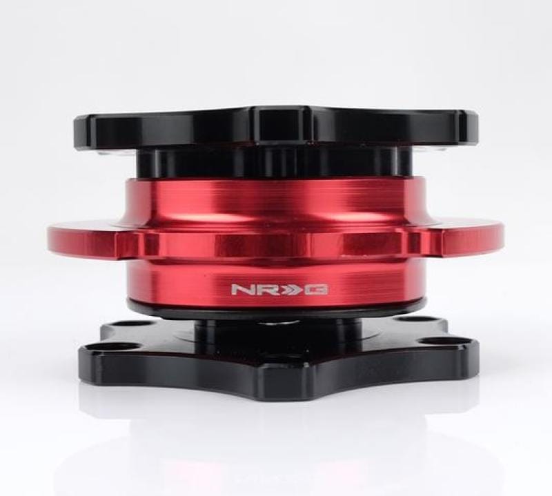 NRG — NRG Quick Release SFI SPEC 42.1 - Shinny Black Body / Red Shinny Ring