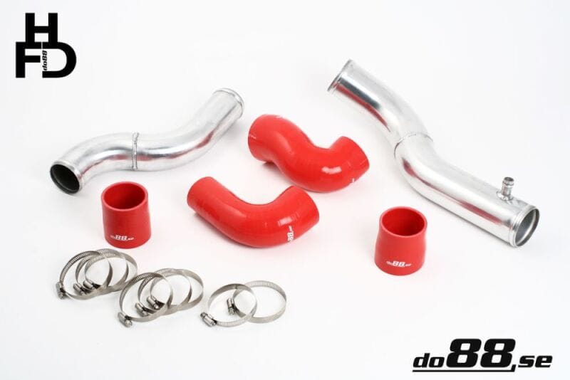 do88 — do88 Volvo 7/940 Turbo Top Connection Pipe Kit Red Hoses standard Throttle Body