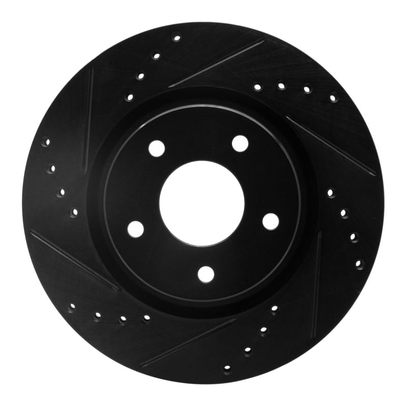 R1 Concepts — R1 14-23 Nissan X-Trail (Mexico) Front Left Drilled & Slotted Black Brake Rotor
R1 Brake Rotor Drill