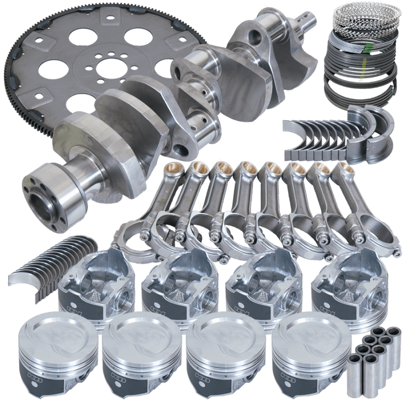 Eagle — Eagle Chevy 350 1Pc 3.750in Crank 5.700in I-Beam Rod 4.000in Pistons 168 Tooth FP Balanced Assembly
Bal Str & Strip Assy