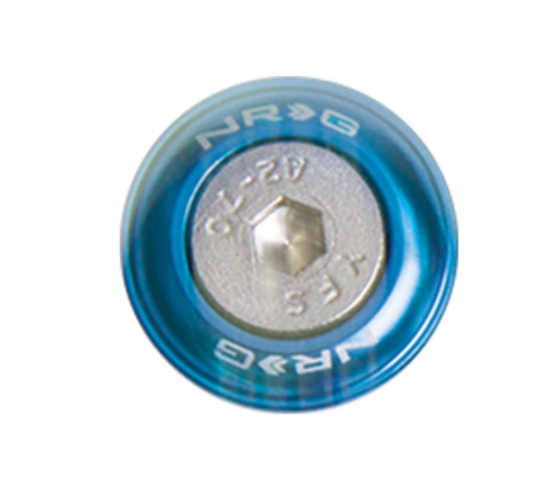 NRG — NRG Fender Washer Kit w/Rivets For Metal (Blue) - Set of 10