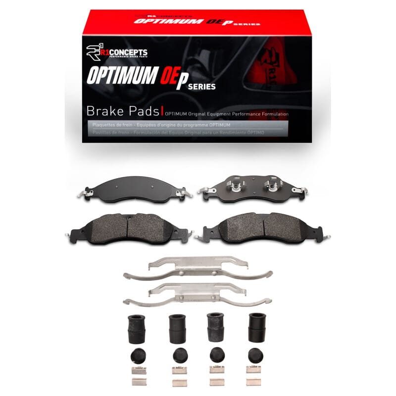 R1 Concepts — R1 07-09 Ford Expedition Front Optimum OE Pads & Hardware Kit
R1 Optimum Oe Pads a