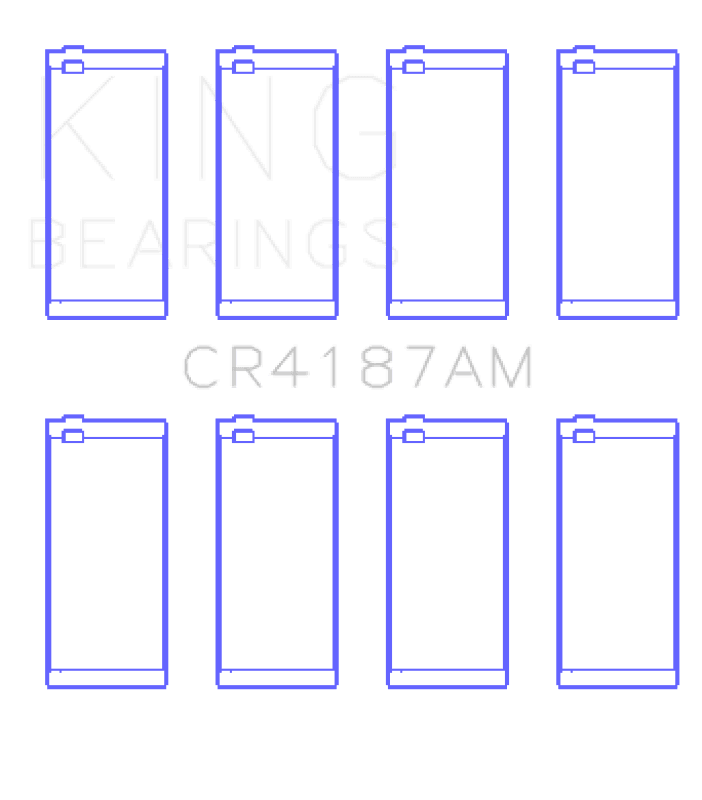 King Engine Bearings — King Engine Bearings Toyota 2Lt/3L (Size +0.50mm) Connecting Rod Bearing Set
Engine Bearing