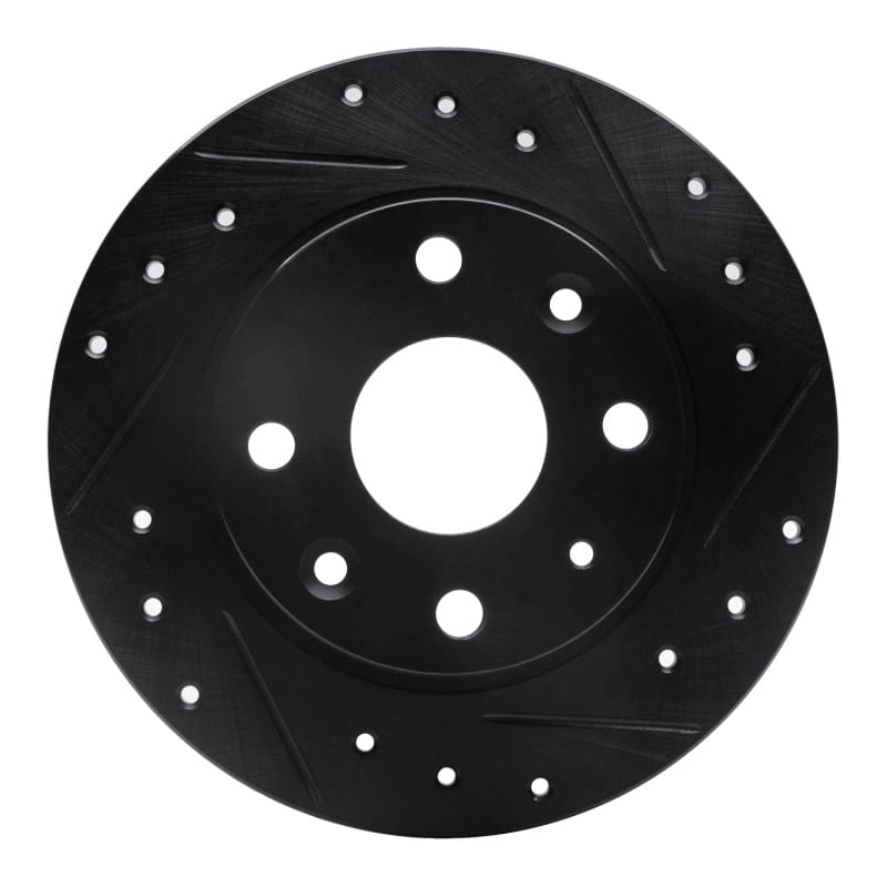 R1 Concepts — R1 90-93 Mazda Miata Rear Right Drilled & Slotted Black Brake Rotor
R1 Brake Rotor Drill