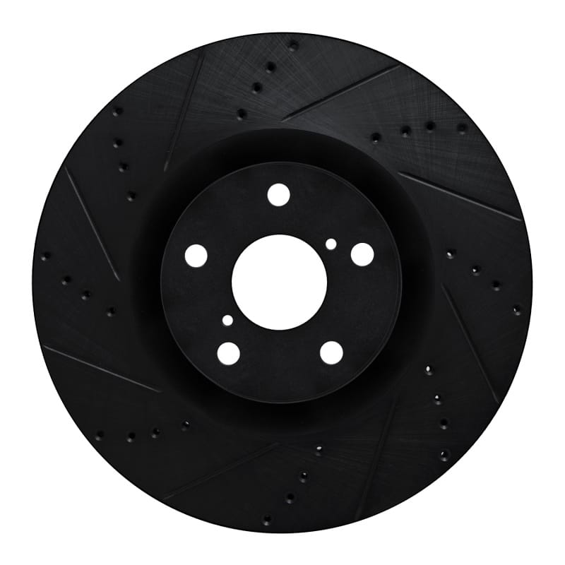 R1 Concepts — R1 09-11 Lexus IS350 Left Front Drilled & Slotted Black Brake Rotor
R1 Brake Rotor Drill