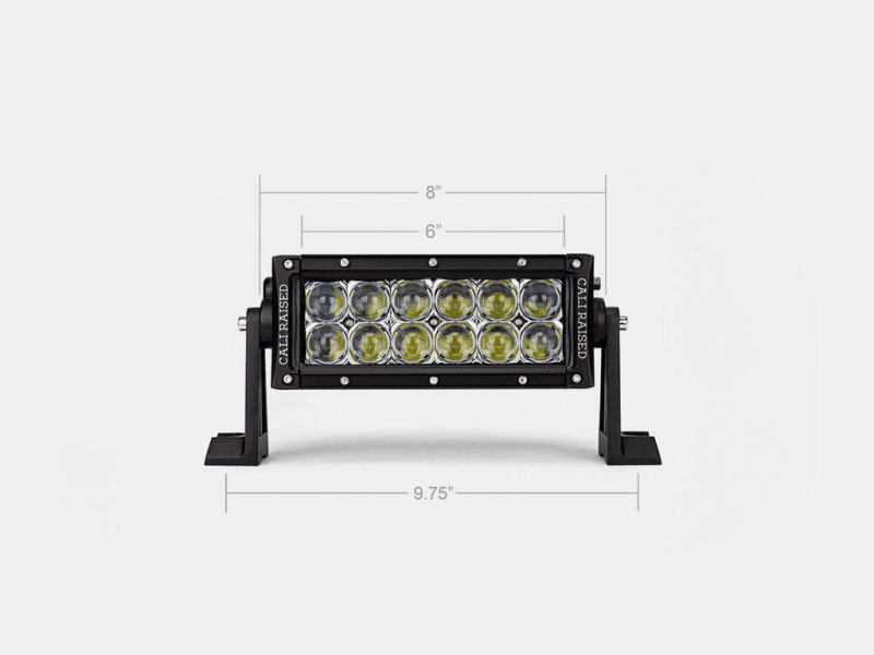 Cali Raised LED — Cali Raised 8 Dual Row 5D Optic Osram Led Bar