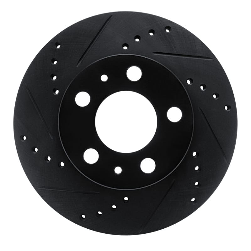R1 Concepts — R1 76-93 Volvo 262 Front Left Drilled & Slotted Black Brake Rotor
R1 Brake Rotor Drill