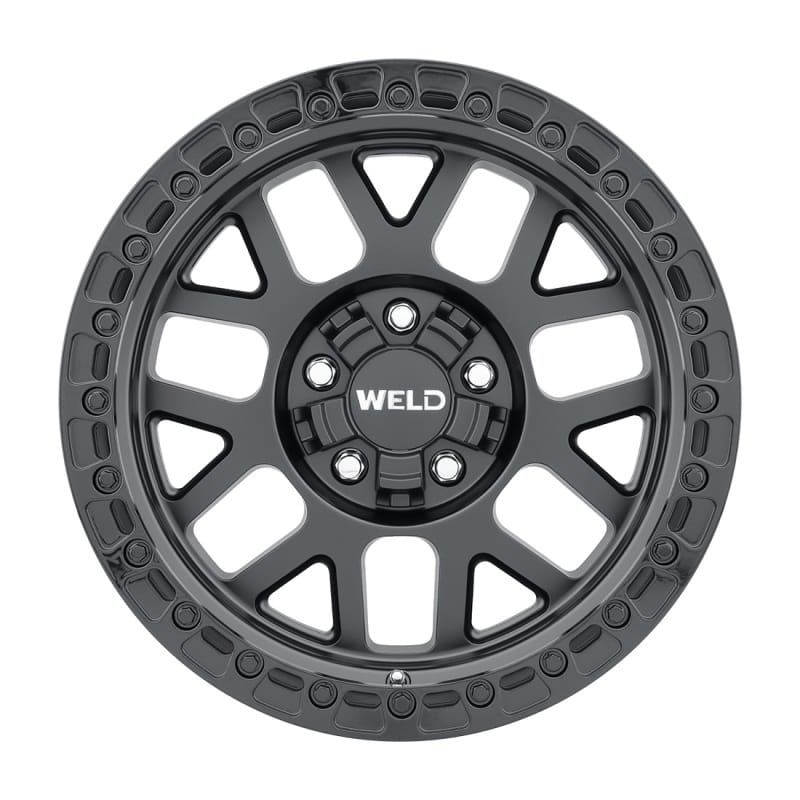 Weld — Weld Off-Road W104 17X9.0 Cinch 5X114.3 5X127 ET00 BS5.00 Satin Black Gloss Black 78.1