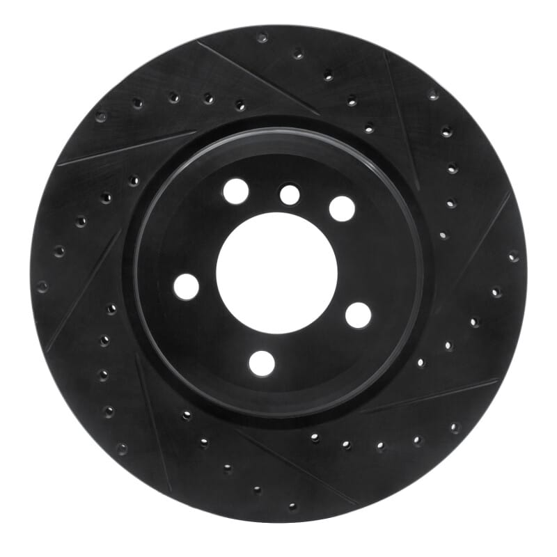 R1 Concepts — R1 05-08 BMW 760I Rear Right Drilled & Slotted Black Brake Rotor
R1 Brake Rotor Drill