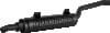 QuadBoss — QuadBoss 98-01 Yamaha YFM600FG Grizzly 4x4 Slip-On Muffler