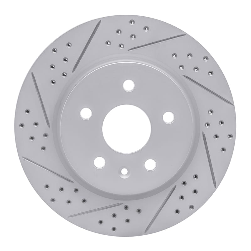 R1 Concepts — R1 10-25 Buick Lacrosse Rear Left Drilled & Slotted Geo-Carbon Rotor