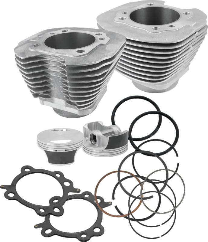 S&S Cycle — Silver, Big Twin 97" Big Bore Kit