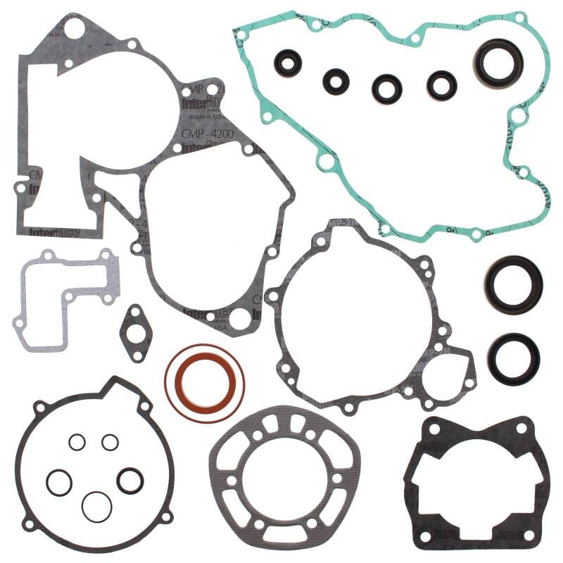 Vertex Pistons — Vertex Gaskets 93-97 KTM EXC 125 Complete Gasket Kit w/ Oil Seals