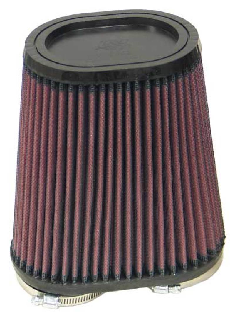 K&N Engineering — K&N Universal Rubber Filter Dual Flange Oval Tprd 3.75in Base O/S W x 3.438in Top O/S W x 6.75in H
Clamp-on Air Filter