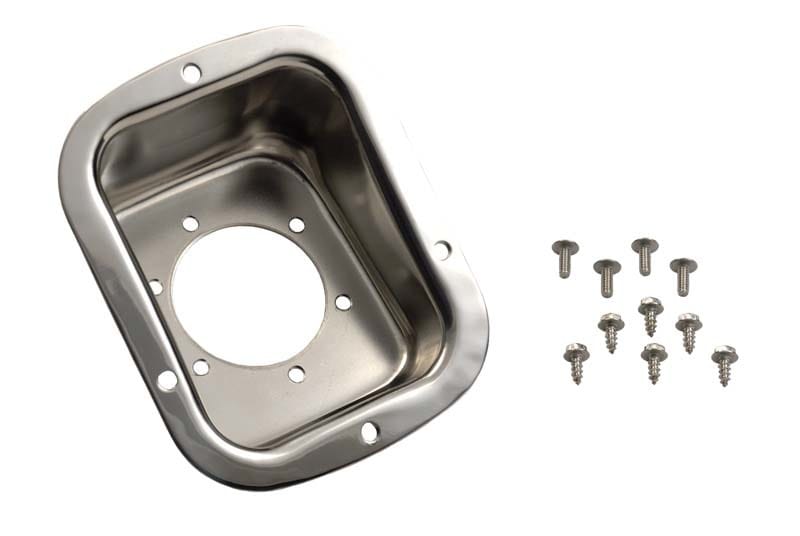 Kentrol — Kentrol 78-95 Jeep CJ/Wrangler YJ Gas Filler Neck - Polished Silver