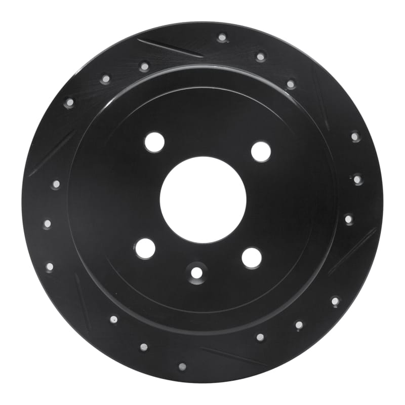 R1 Concepts — R1 99-02 Daewoo Nubira Rear Right Drilled & Slotted Black Brake Rotor
R1 Brake Rotor Drill