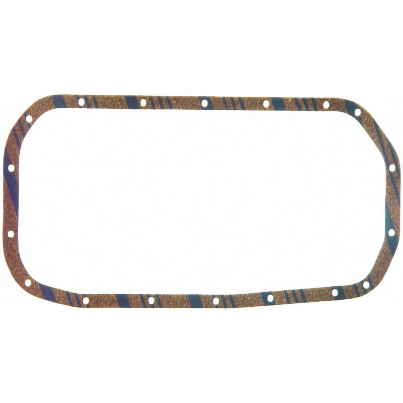 Fel-Pro — Fel-Pro Hyundai Excel OS 30414 C Engine Oil Pan Gasket Set Blue Stripe cork-rubber