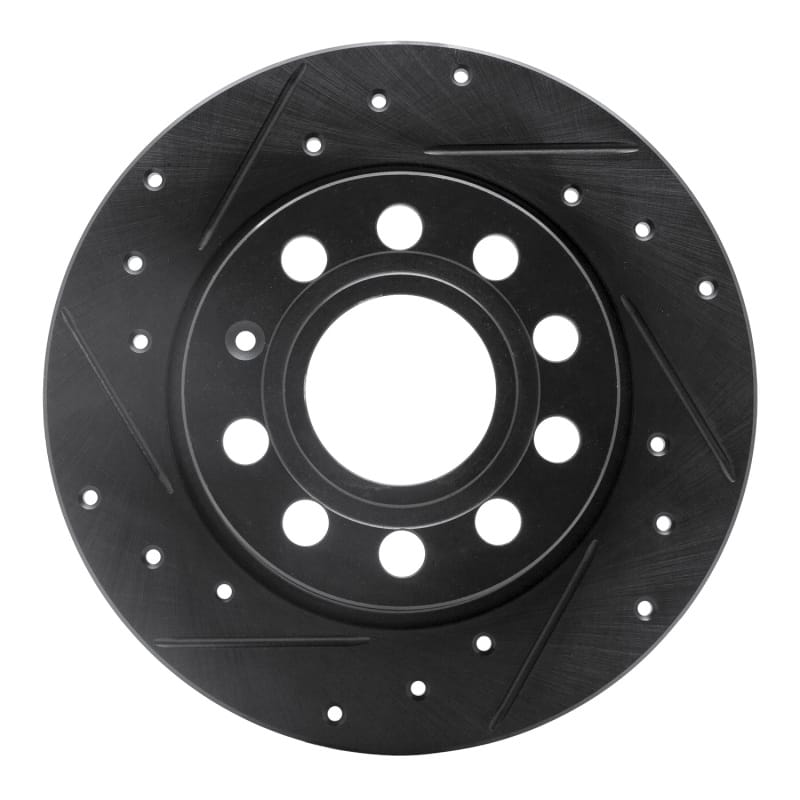 R1 Concepts — R1 10-19 Audi A3 Rear Left Drilled & Slotted Black Brake Rotor
R1 Brake Rotor Drill