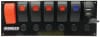 Moroso — Moroso Rocker Switch Panel - Flat Surface Mount - LED w/USB - 3.388in x 9.15in -Five On/Off Switches
