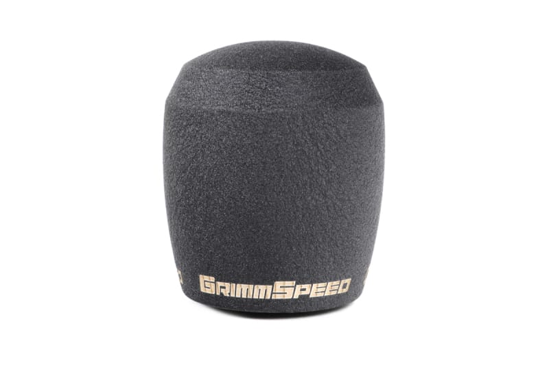 GrimmSpeed — GrimmSpeed Stubby Shift Knob Stainless Steel Black - M12x1.25