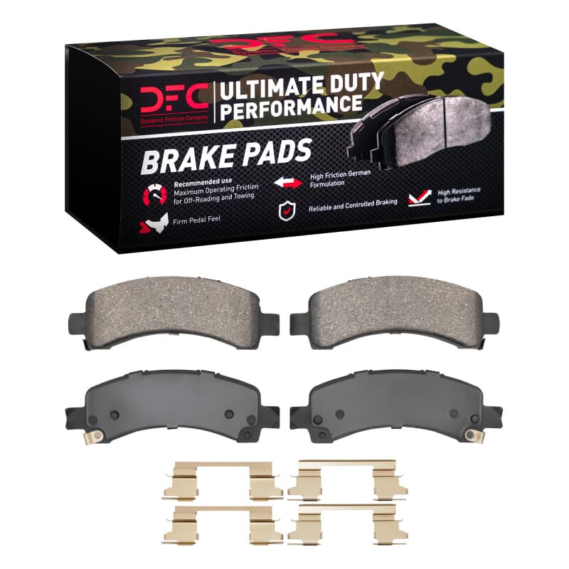 DFC — DFC 02-14 Cadillac Escalade Rear Ultimate Duty Performance Brake Pads and Hardware Kit
DFC Brake Pad Set