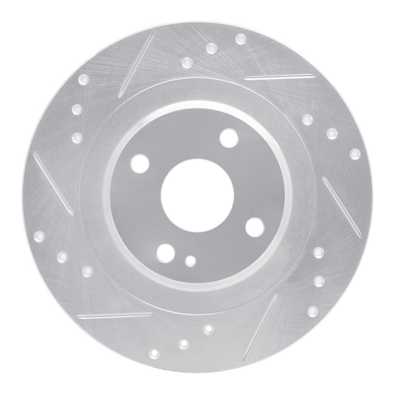 R1 Concepts — R1 2016-2025 Fiat 124 Spider Rear Left Drilled & Slotted Silver Brake Rotor
R1 Brake Rotor Drill