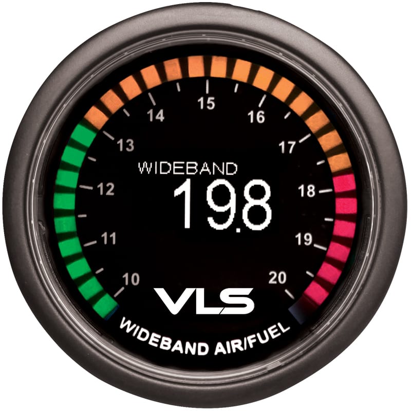 Revel — Revel VLS 52mm 10.0:1-20.0:1 AFR Digital OLED Wideband Air/Fuel Ratio Gauge