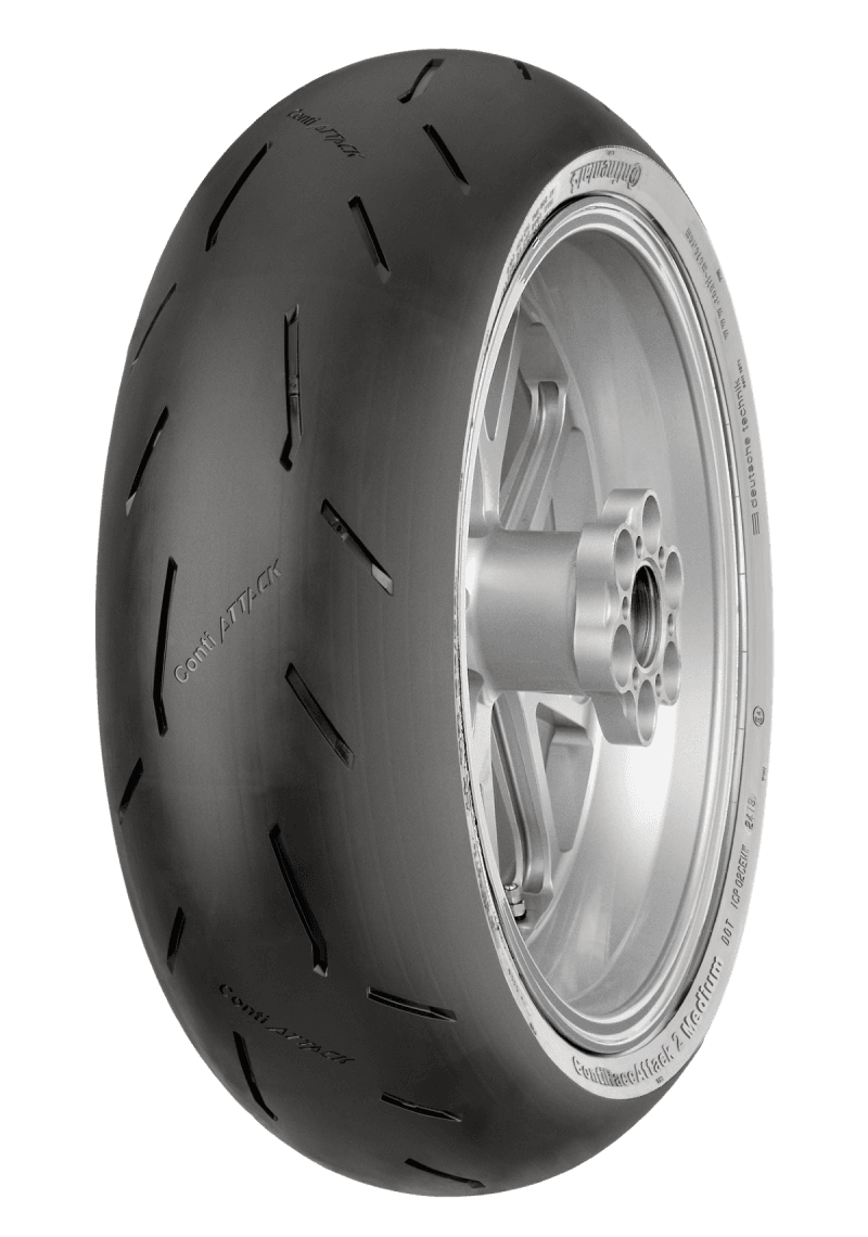 Continental Tire — Continental ContiRaceAttack 2 Medium - 160/60 ZR17 M/C 69W TL Rear