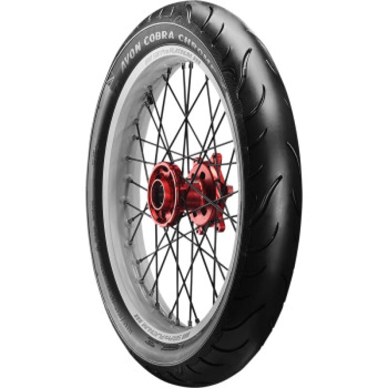 Avon Tyre — Avon Cobra Chrome AV91 Front Tire - 110/90-19 62H 1DK