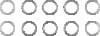 TwinPower — Twin Power 84-Up Evo BT and XL and M8 Exhaust Gaskets Replaces 65324-83 .120 Thick 10 Pk